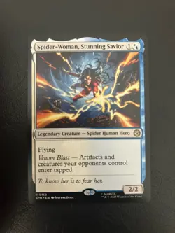 Spider-Woman Stunning Savior - Mtg: Marvel's Spider-Man Regular Rare 152 - Image 1