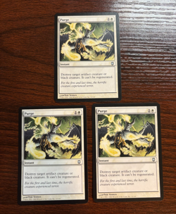 "Purge" - MTG Magic the Gathering Darksteel Set (3 Cards) (12/165) - Image 1