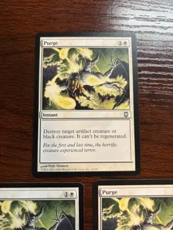 "Purge" - MTG Magic the Gathering Darksteel Set (3 Cards) (12/165) - Image 2