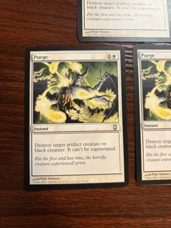 "Purge" - MTG Magic the Gathering Darksteel Set (3 Cards) (12/165) - Image 4