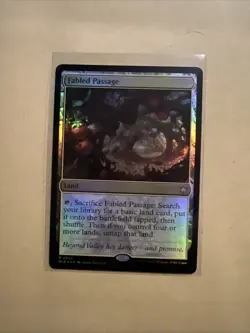 MTG Fabled Passage BLB 0252 R NM FOIL - Image 2