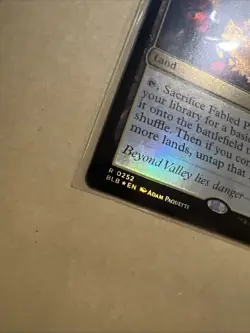 MTG Fabled Passage BLB 0252 R NM FOIL - Image 3