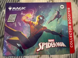 Magic MTG Marvel’s Spider Man Collector Booster Omega Box Sealed Fast Shipping! - Image 1