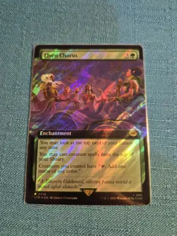 MTG LOTR Elven Chorus EXTENDED ART 💥SURGE FOIL💥 #775 Lord Rings Magic - Image 1