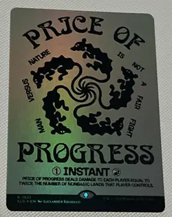 Price of Progress Rainbow Foil NM 1521 Secret Lair MTG Unplayed - Image 1