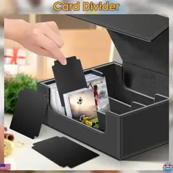 Homthy 1800+ Card Deck Case - Premium Leather Magnetic Storage Box for MTG & TCG - Image 4