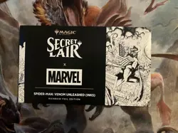 MTG Spider-Man Venom Unleashed (Inks), Rainbow Foil, New/Sealed Secret Lair Drop - Image 1