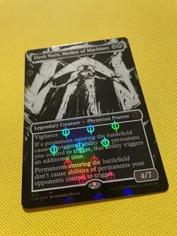 Elesh Norn, Mother of Machines Showcase Foil Phyrexia: All Will Be One 420 MTG - Image 2