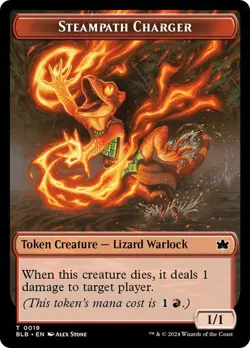 MTG-Steampath Charger Token Bloomburrow(NM)#19 - Image 1