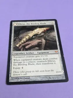 MTG Magic: Dark Ascension: Elbrus, the Binding Blade #147ab/158 Mythic - MP - Image 1