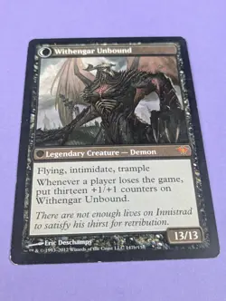 MTG Magic: Dark Ascension: Elbrus, the Binding Blade #147ab/158 Mythic - MP - Image 2
