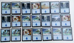 Lot of 21 MTG Magic the Gathering Basic Land Island 2017-18 Wizards of the Coast - Image 4