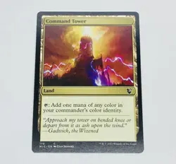 Command Tower 170 Magic The Gathering Trading Card MTG Info Card Tc7 - Image 1