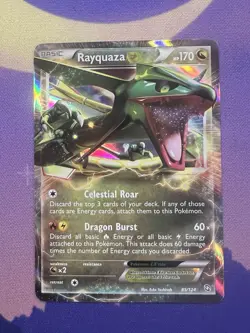 Rayquaza EX 85/124 Pokemon TCG Black & White Dragons Exalted - Image 1