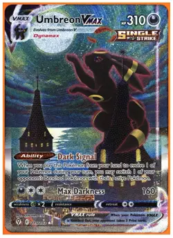 Pokemon Umbreon VMAX Evolving Skies Secret Rare Full Alt Art #215 TAG 10 - Image 3
