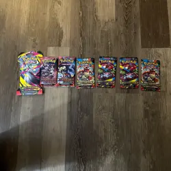 pokemon mega evolution destined rival and white flare random art sealed packs - Image 1