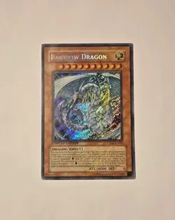 Yugioh Rainbow Dragon CT04-EN005 Secret Rare LP - Image 1