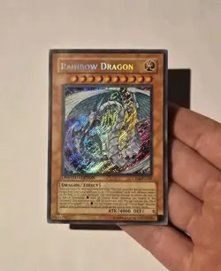 Yugioh Rainbow Dragon CT04-EN005 Secret Rare LP - Image 3