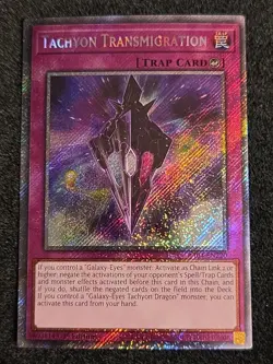 Yugioh! Tachyon Transmigration - RA04-EN220 - Platinum Secret Rare - 1st Edition - Image 1
