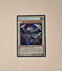 Yugioh Malefic Paradox Dragon YMP1-EN007 Secret Rare LP - Image 1