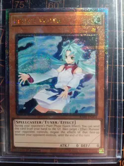 yugioh card new unplayed effect veiler qurter centery secret rare - Image 1