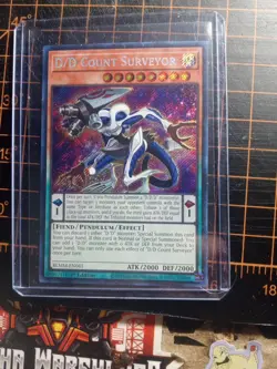 yugioh card new D/D count surveyor secret rare battles of legend monster mayhem - Image 1