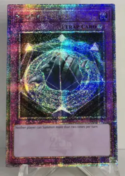 Summon Limit RA01-EN070 Quarter Century Secret Rare 1st Ed Yugioh TCG NM/M - Image 1