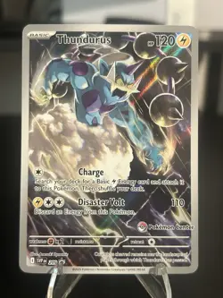 Thundurus - 209 (Pokemon Center Exclusive) 209 Sv: Scarlet & Violet Promo Cards - Image 1