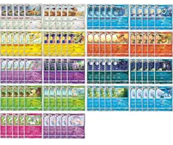 90 Lot Eevee Umbreon Sylveon Leafeon Master ball Gem Pack Pokemon Card SQ A7 - Image 1