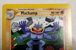 Pokemon Machamp BLACK STAR 43 - WOTC PROMO CARD - POKEMON LEAGUE 2002 - Image 2