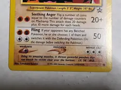 Pokemon Machamp BLACK STAR 43 - WOTC PROMO CARD - POKEMON LEAGUE 2002 - Image 3