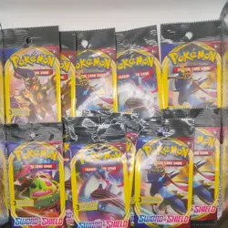 Pokemon Card Sword and Shield 3 Card Booster Packs Lot Of 12 Sealed Packs - Image 1