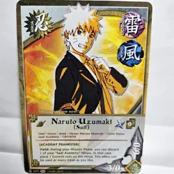 Naruto Uzumaki (Suit) #1071 1st Edition Naruto TCG CCG Card - Image 1