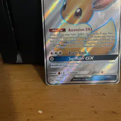 Pokemon TCG Eevee GX Full Art Rare Black Star Promo Card SM242 LP - Image 4