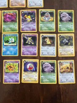 Pokemon Card Lot - 25 Vintage Cards 1999 - Team Rocket Set WOTC - Image 3