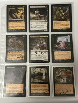 C1 Mixed Lot Of Signed Magic The Gathering Cards (MTG) - Image 1