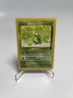 Pokemon Card Oddish 63/82 Team Rocket Vintage WOTC NM Unlimited - Image 1