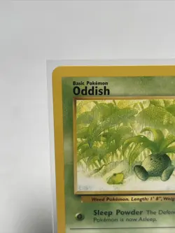 Pokemon Card Oddish 63/82 Team Rocket Vintage WOTC NM Unlimited - Image 3