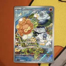 Castform Sunny Form 195/191 IR - Surging Sparks - Pokemon Card - Image 1
