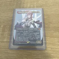 MTG | Lightning, Army of One (Borderless) (0400) [FINAL FANTASY] NF - Image 1