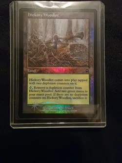 Hickory Woodlot Mercadian Masques FOIL Near Mint MTG Magic - Image 1