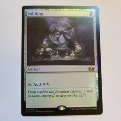 Magic the Gathering - Sol Ring (Foil) - Commander Collection: Black - NM - Image 1