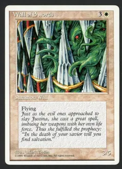 ***Wall of Swords*** MTG Alternate 4th Edition Kid Icarus - Image 1