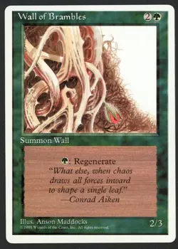***Wall of Brambles*** MTG Alternate 4th Edition Kid Icarus - Image 1