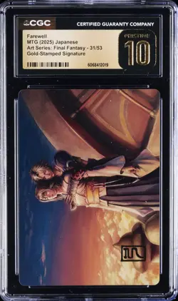 2025 MAGIC: THE GATHERING - FINAL FANTASY #31/53 FAREWELL CGC 10 PERFECT - Image 1