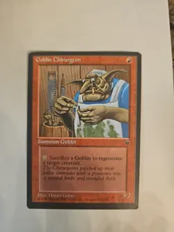 Mtg Fallen Empires Goblin Chirurgeon All 3 Variations (Never Played) - Image 3