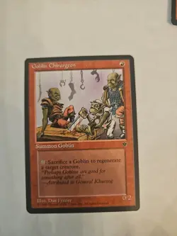 Mtg Fallen Empires Goblin Chirurgeon All 3 Variations (Never Played) - Image 4