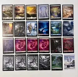 Magic: The Gathering, 24 Full Art Lands Lot - Image 1