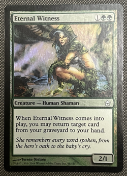 Eternal Witness - Foil Fifth Dawn Magic mtg Moderate Play, English x1 - Image 1