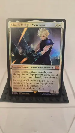 Magic the Gathering Cloud, Midgar Mercenary Final Fantasy *Foil* - Image 1